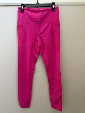 Like New Zella Womens Hot Pink High-Rise Active Leggings Sz S